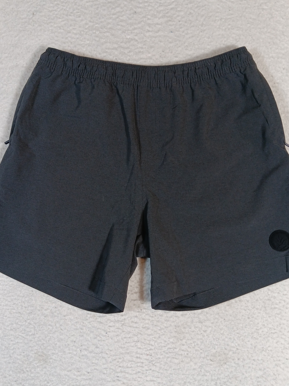 Chubbies Shorts Mens Large Gray 5.5" Inseam Performance Drawstring Linerless